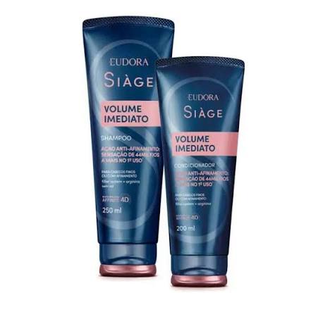 Kit Eudora Sìage Volume Imediato ( Shampoo + Condicionador )